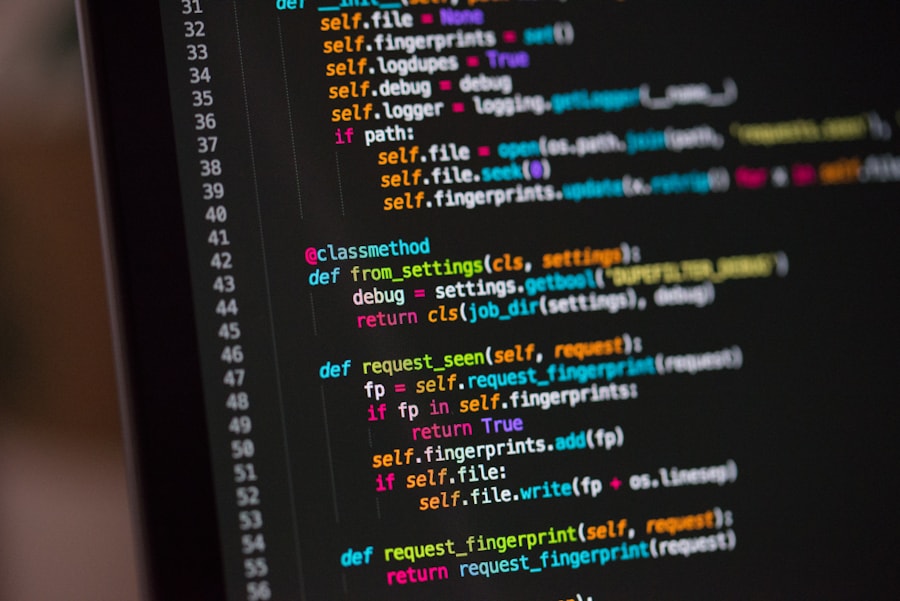 Firmware code on a workstation display